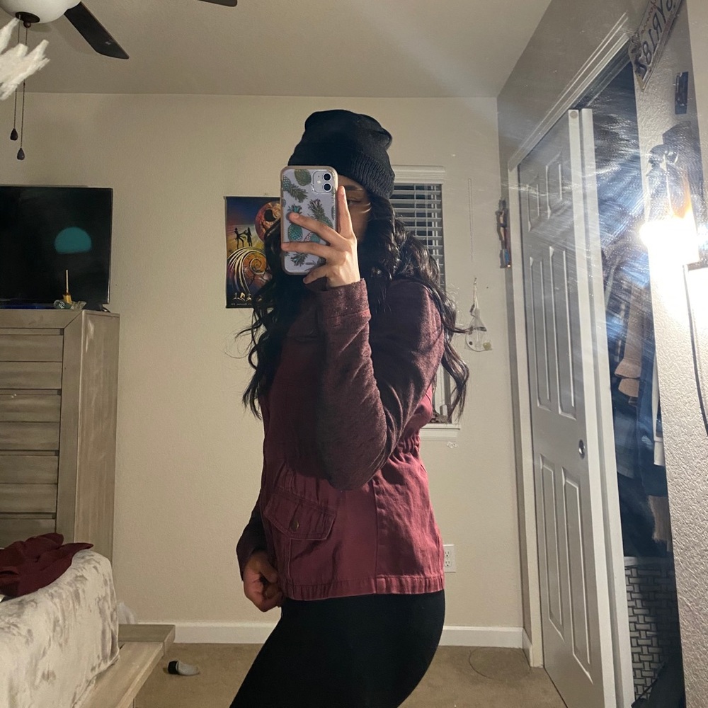 Hooded Jacket. Large size fits like a medium.